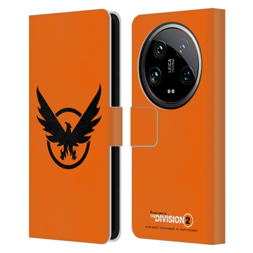 Tom Clancy's The Division 2 Logo Art Phoenix 2 Leather Book Wallet Case Cover For Xiaomi 14 Ultra