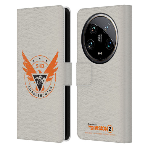 Tom Clancy's The Division 2 Logo Art Sharpshooter Leather Book Wallet Case Cover For Xiaomi 14 Ultra
