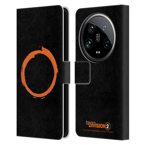 Tom Clancy's The Division 2 Logo Art Ring Leather Book Wallet Case Cover For Xiaomi 14 Ultra
