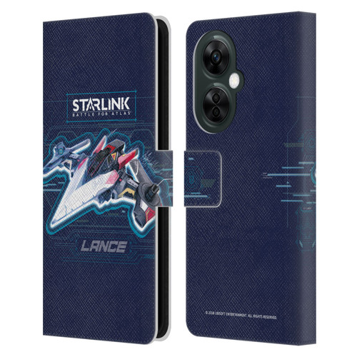 Starlink Battle for Atlas Starships Lance Leather Book Wallet Case Cover For OnePlus Nord CE 3 Lite 5G