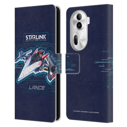 Starlink Battle for Atlas Starships Lance Leather Book Wallet Case Cover For OPPO Reno11