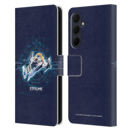 Starlink Battle for Atlas Starships Zenith Leather Book Wallet Case Cover For Samsung Galaxy A35 5G
