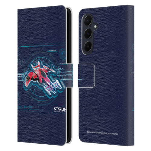 Starlink Battle for Atlas Starships Pulse Leather Book Wallet Case Cover For Samsung Galaxy A55 5G