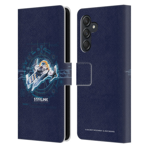 Starlink Battle for Atlas Starships Zenith Leather Book Wallet Case Cover For Samsung Galaxy M55 5G