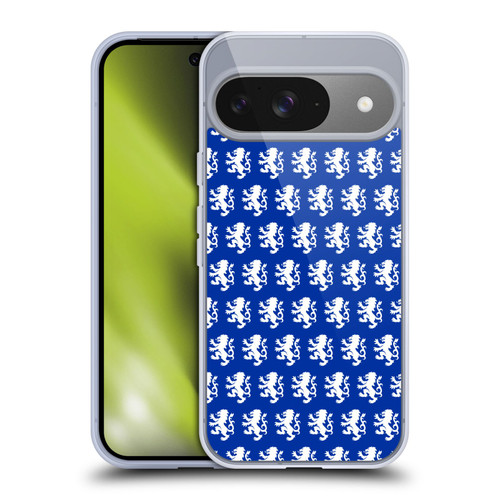 Rangers FC Crest Pattern Soft Gel Case for Google Pixel 9 / Pixel 9 Pro