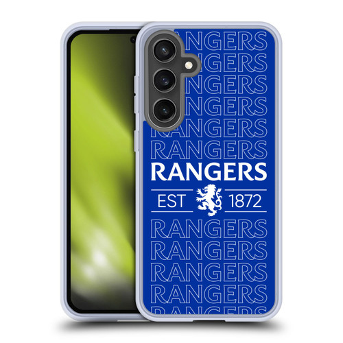 Rangers FC Crest Typography Soft Gel Case for Samsung Galaxy S24 FE & MagSafe