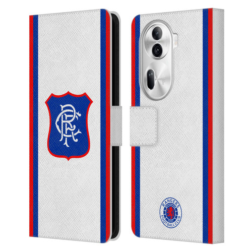 Rangers FC 2024/25 Kit Away Leather Book Wallet Case Cover For OPPO Reno11