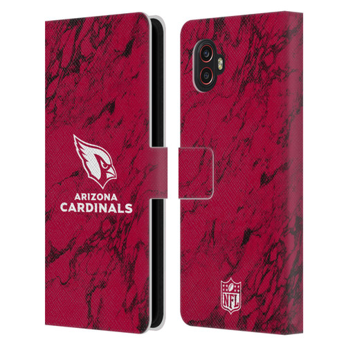 NFL Arizona Cardinals Graphics Coloured Marble Leather Book Wallet Case Cover For Samsung Galaxy Xcover6 Pro/Pro2