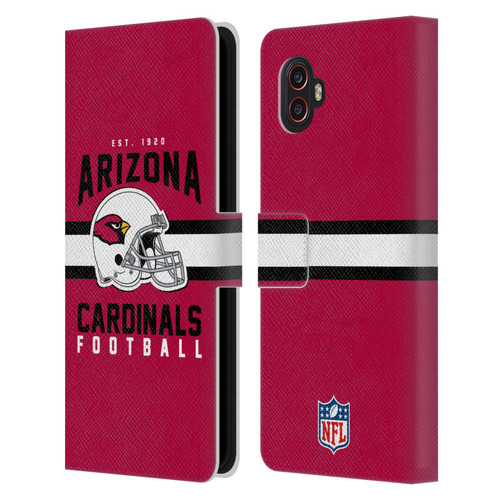 NFL Arizona Cardinals Graphics Helmet Typography Leather Book Wallet Case Cover For Samsung Galaxy Xcover6 Pro/Pro2