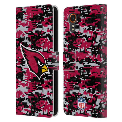 NFL Arizona Cardinals Graphics Digital Camouflage Leather Book Wallet Case Cover For Samsung Galaxy Xcover7 5G