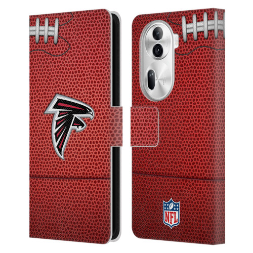 NFL Atlanta Falcons Graphics Football Leather Book Wallet Case Cover For OPPO Reno11