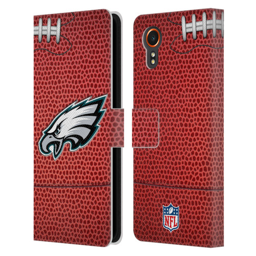 NFL Philadelphia Eagles Graphics Football Leather Book Wallet Case Cover For Samsung Galaxy Xcover7 5G