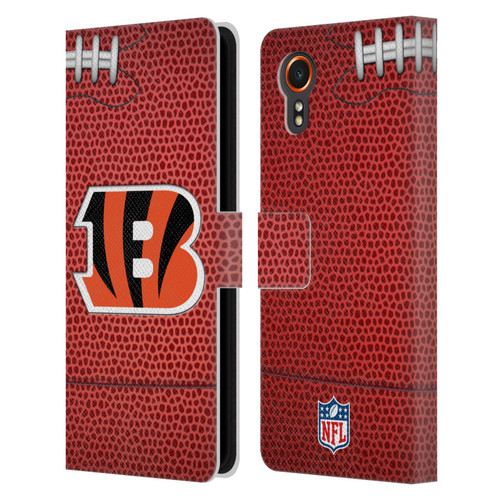 NFL Cincinnati Bengals Graphics Football Leather Book Wallet Case Cover For Samsung Galaxy Xcover7 5G