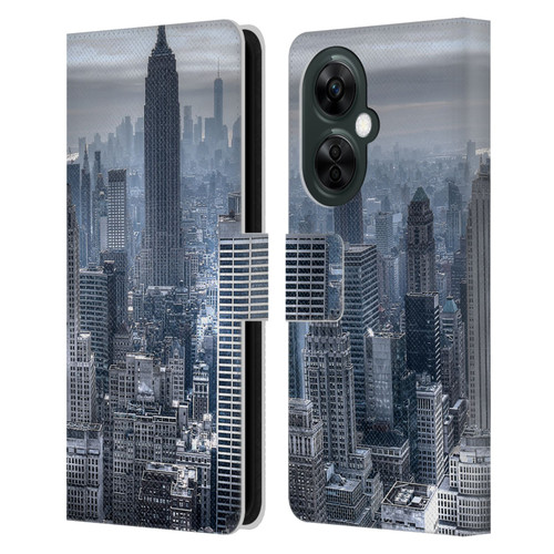 Haroulita Places New York 3 Leather Book Wallet Case Cover For OnePlus Nord CE 3 Lite 5G
