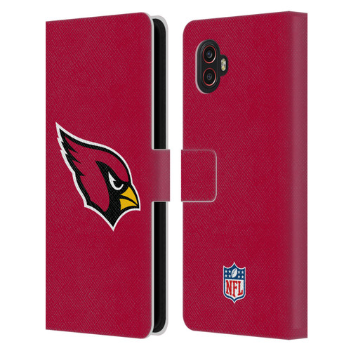 NFL Arizona Cardinals Logo Plain Leather Book Wallet Case Cover For Samsung Galaxy Xcover6 Pro/Pro2