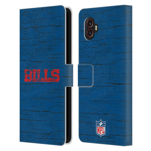 NFL Buffalo Bills Logo Distressed Look Leather Book Wallet Case Cover For Samsung Galaxy Xcover6 Pro/Pro2