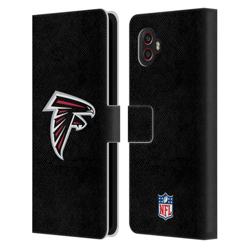 NFL Atlanta Falcons Logo Plain Leather Book Wallet Case Cover For Samsung Galaxy Xcover6 Pro/Pro2