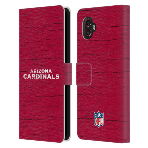 NFL Arizona Cardinals Logo Distressed Look Leather Book Wallet Case Cover For Samsung Galaxy Xcover6 Pro/Pro2