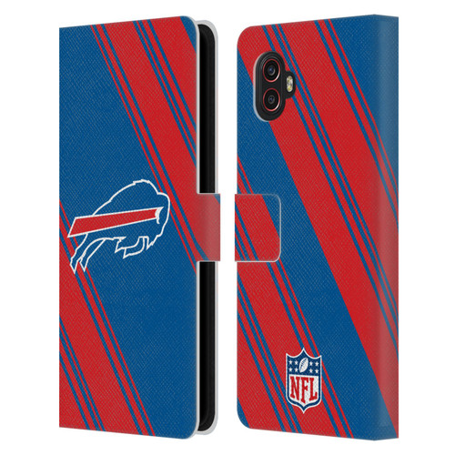 NFL Buffalo Bills Artwork Stripes Leather Book Wallet Case Cover For Samsung Galaxy Xcover6 Pro/Pro2