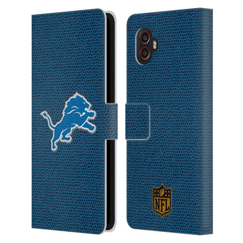NFL Detroit Lions Logo Football Leather Book Wallet Case Cover For Samsung Galaxy Xcover6 Pro/Pro2