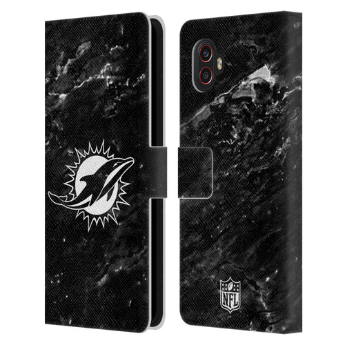 NFL Miami Dolphins Artwork Marble Leather Book Wallet Case Cover For Samsung Galaxy Xcover6 Pro/Pro2