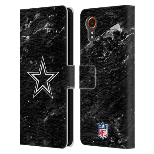 NFL Dallas Cowboys Artwork Marble Leather Book Wallet Case Cover For Samsung Galaxy Xcover7 5G