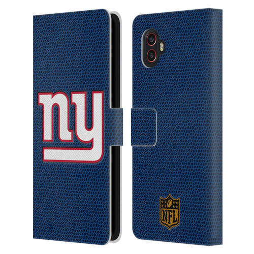 NFL New York Giants Logo Football Leather Book Wallet Case Cover For Samsung Galaxy Xcover6 Pro/Pro2