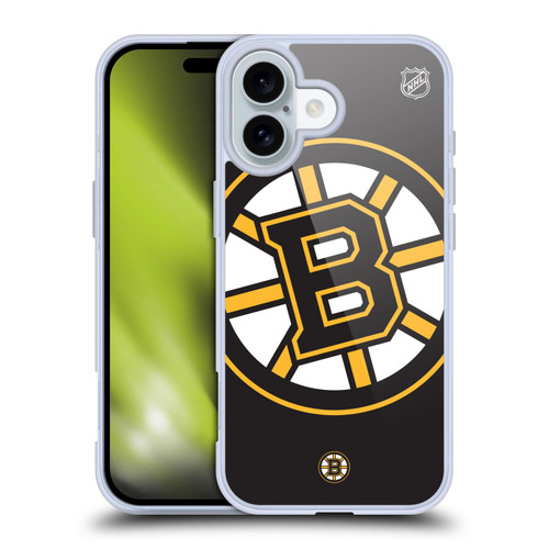 NHL Boston Bruins Oversized Soft Gel Case for Apple iPhone 16