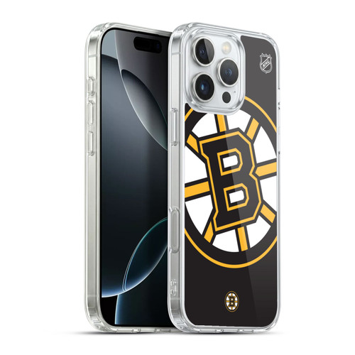NHL Boston Bruins Oversized Soft Gel Case for Apple iPhone 16 Pro Max & MagSafe