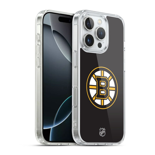 NHL Boston Bruins Plain Soft Gel Case for Apple iPhone 16 Pro & MagSafe