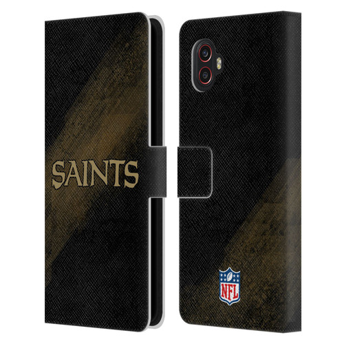 NFL New Orleans Saints Logo Blur Leather Book Wallet Case Cover For Samsung Galaxy Xcover6 Pro/Pro2
