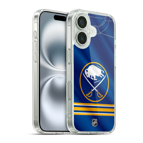 NHL Buffalo Sabres Jersey Soft Gel Case for Apple iPhone 16