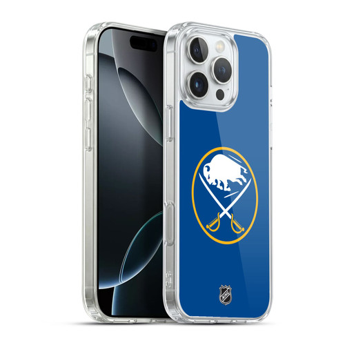 NHL Buffalo Sabres Plain Soft Gel Case for Apple iPhone 16 Pro Max