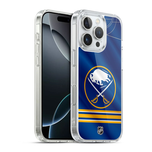 NHL Buffalo Sabres Jersey Soft Gel Case for Apple iPhone 16 Pro