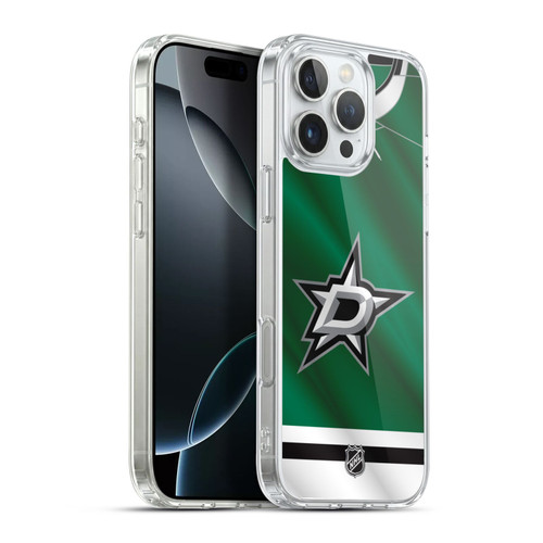 NHL Dallas Stars Jersey Soft Gel Case for Apple iPhone 16 Pro Max