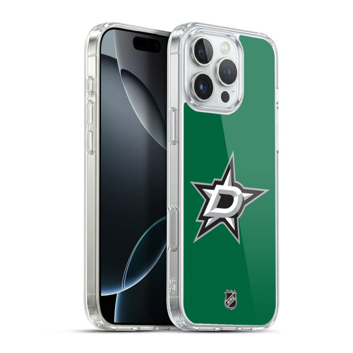 NHL Dallas Stars Plain Soft Gel Case for Apple iPhone 16 Pro Max