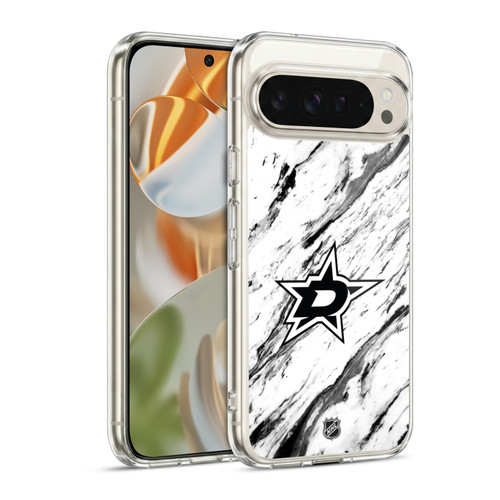 NHL Dallas Stars Marble Soft Gel Case for Google Pixel 9 / Pixel 9 Pro