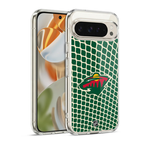 NHL Minnesota Wild Net Pattern Soft Gel Case for Google Pixel 9 / Pixel 9 Pro