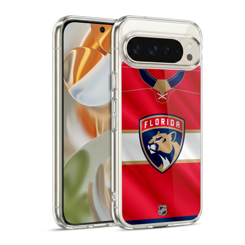 NHL Florida Panthers Jersey Soft Gel Case for Google Pixel 9 / Pixel 9 Pro