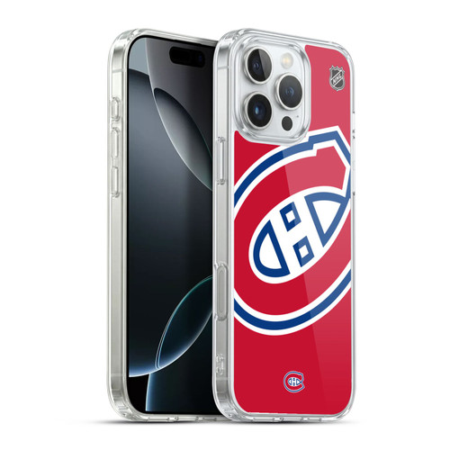 NHL Montreal Canadiens Oversized Soft Gel Case for Apple iPhone 16 Pro Max