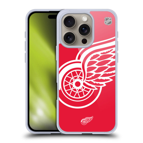 NHL Detroit Red Wings Oversized Soft Gel Case for Apple iPhone 16 Pro NHL Detroit Red Wings Oversized Soft Gel Case for Apple iPhone 16 Pro