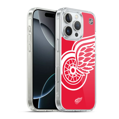 NHL Detroit Red Wings Oversized Soft Gel Case for Apple iPhone 16 Pro & MagSafe