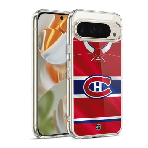 NHL Montreal Canadiens Jersey Soft Gel Case for Google Pixel 9 / Pixel 9 Pro