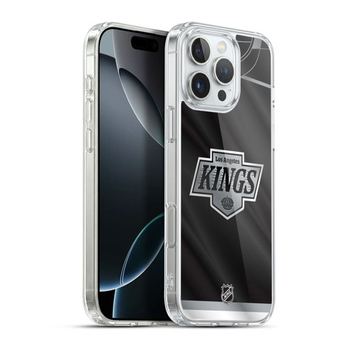 NHL Los Angeles Kings Jersey Soft Gel Case for Apple iPhone 16 Pro Max