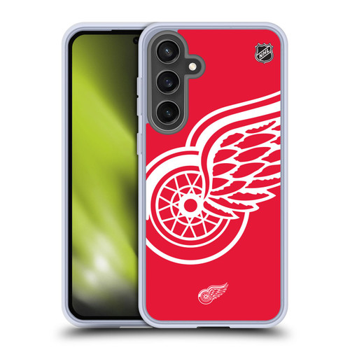 NHL Detroit Red Wings Oversized Soft Gel Case for Samsung Galaxy S24 FE