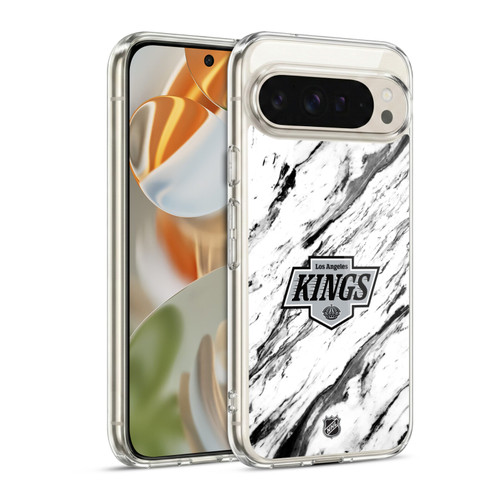 NHL Los Angeles Kings Marble Soft Gel Case for Google Pixel 9 / Pixel 9 Pro