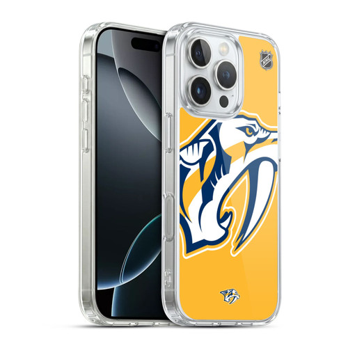 NHL Nashville Predators Oversized Soft Gel Case for Apple iPhone 16 Pro & MagSafe