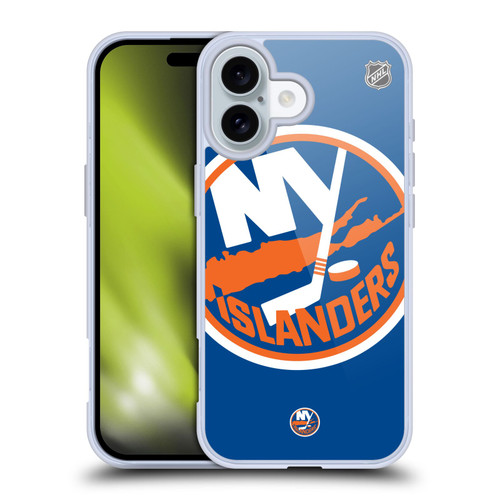 NHL New York Islanders Oversized Soft Gel Case for Apple iPhone 16