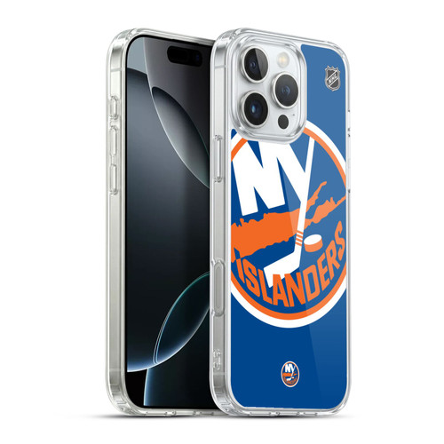 NHL New York Islanders Oversized Soft Gel Case for Apple iPhone 16 Pro Max