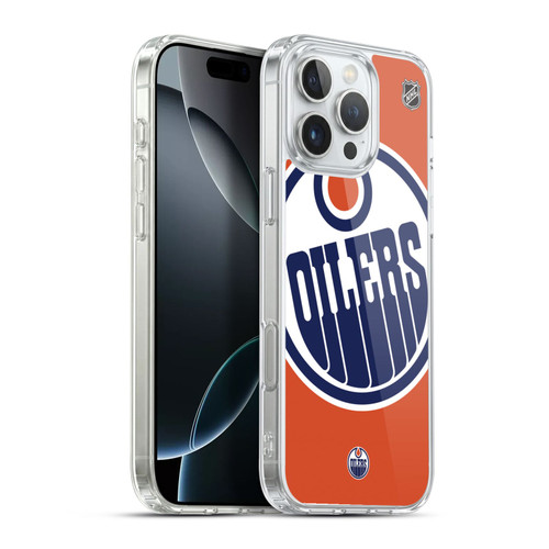 NHL Edmonton Oilers Oversized Soft Gel Case for Apple iPhone 16 Pro Max & MagSafe